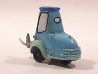 Disney Pixar Cars Fork Lift Guido Blue Hard Rubber Toy Car Vehicle