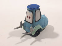 Disney Pixar Cars Fork Lift Guido Blue Hard Rubber Toy Car Vehicle