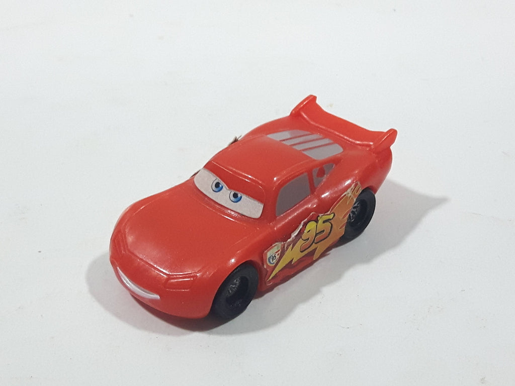 Kinder Surprise Disney Pixar Cars Lightning McQueen Red Miniature Plas ...