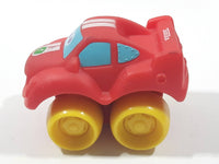 2006 Hasbro Tonka Lil Chuck & Friends #9 Red Plastic Die Cast Toy Car Vehicle