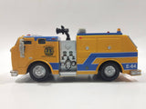Disney Planes Fire & Rescue Pulaski Piston Peak Fire Department E-64 Yellow Fire Truck Plastic Die Cast Toy Car Vehicle