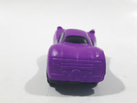 Disney Pixar Cars Purple Mini PVC Hard Rubber Toy Car Vehicle