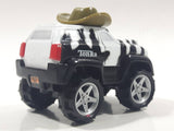 2000 Maisto Hasbro Tonka Lil Chuck & Friends Safari Truck Zebra White and Black Die Cast Toy Car Vehicle
