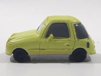 Disney Pixar Cars Acer Lime Yellow Plastic Die Cast Toy Car Vehicle