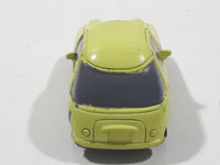 Disney Pixar Cars Acer Lime Yellow Plastic Die Cast Toy Car Vehicle