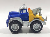 2000 Maisto Hasbro Tonka Lil Chuck & Friends Tow Truck Blue and Yellow Die Cast Toy Car Vehicle