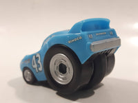 Disney Pixar Cars Dinoco #43 Petty Blue with Huge Slicks Die Cast Toy Drag Racing Car Vehicle BFL98