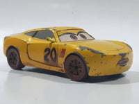 Disney Pixar Cars Yellow 4" Long Die Cast Toy Car Vehicle