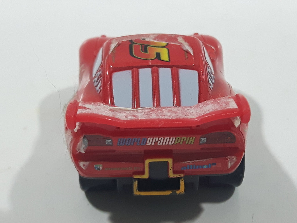 Disney Pixar Cars Lightning McQueen #95 Red Plastic Die Cast Toy Car V ...