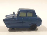 Disney Pixar Sedan 3 Wheels Dark Blue Miniature PVC Hard Rubber Toy Car Vehicle