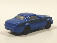 Disney Pixar Dark Blue Miniature PVC Hard Rubber Toy Sports Car Vehicle