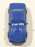 Disney Pixar Dark Blue Miniature PVC Hard Rubber Toy Sports Car Vehicle