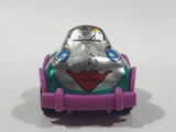 1997 Kinder Surprise Pink Rainbow Girl Chrome and Pink Plastic Miniature Toy Car Vehicle K97 N32