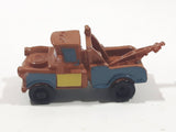 Disney Pixar Cars Tow Mater Brown Tow Truck Mini PVC Hard Rubber Toy Car Vehicle