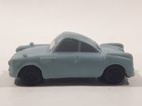 Disney Pixar Cars Light Blue Classic Car Mini PVC Hard Rubber Toy Car Vehicle