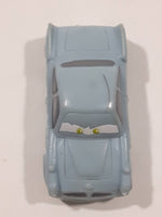 Disney Pixar Cars Light Blue Classic Car Mini PVC Hard Rubber Toy Car Vehicle