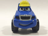 2000 Maisto Hasbro Tonka Lil Chuck & Friends CAF Int. Baggage Transport Truck Blue Die Cast Toy Car Vehicle