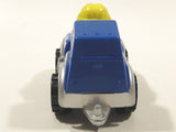 2000 Maisto Hasbro Tonka Lil Chuck & Friends CAF Int. Baggage Transport Truck Blue Die Cast Toy Car Vehicle