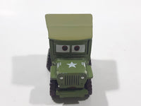 Disney Pixar 41 WW2 Jeep USA 984673 Army Green Die Cast Toy Car Vehicle