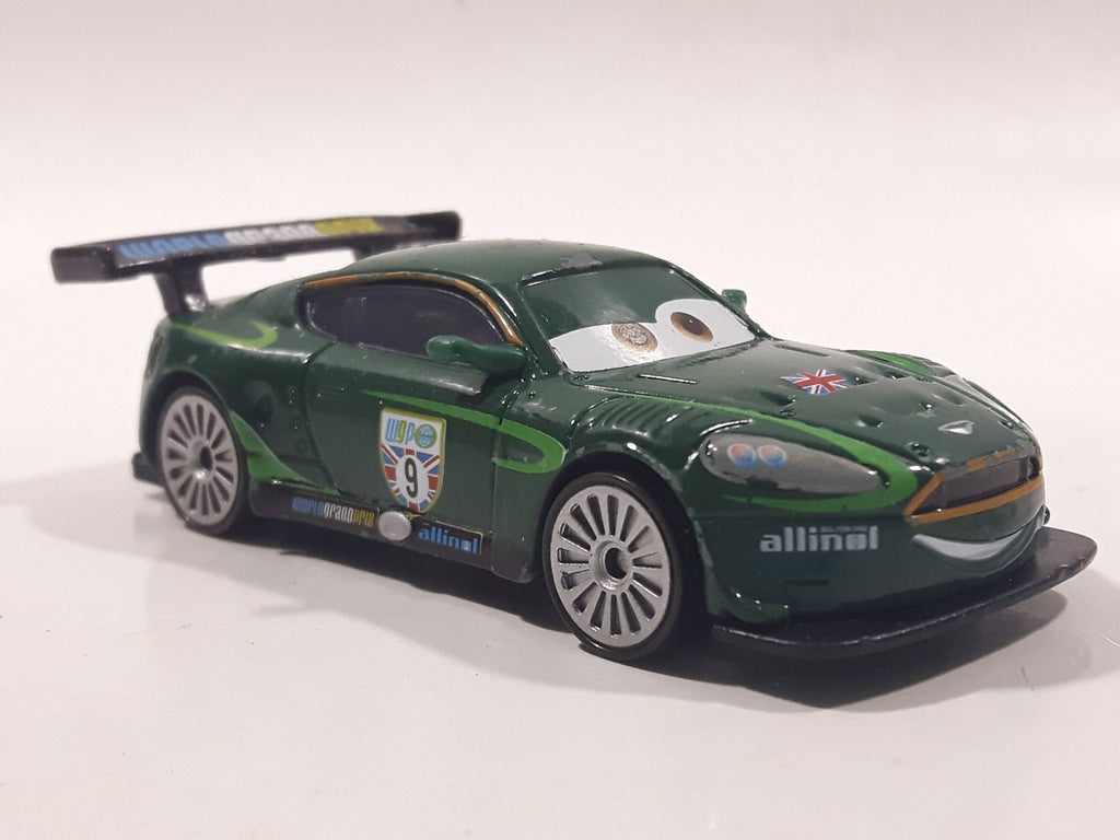 Disney Pixar Cars #9 World Grand Prix Dark Green Die Cast Toy Car Vehi ...