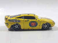 Disney Pixar Cars Piston Cup Official Pace Car Yellow Die Cast Toy Car Vehicle Missing Roof Lights