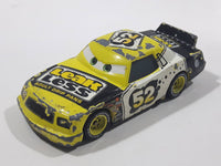 Disney Pixar Cars Leak Less Adult Drip Pans #52 Yellow White Black Die Cast Toy Car Vehicle