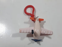 Disney Pixar Planes Propeller Dusty Glider Airplane Orange and White Plastic Toy Aircraft Vehicle Clip On