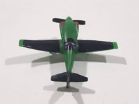 Disney Pixar Planes Ripslinger Propeller Airplane Green and Black PVC Hard Rubber Toy Aircraft Vehicle