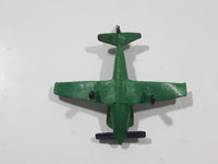 Disney Pixar Planes Ripslinger Propeller Airplane Green and Black PVC Hard Rubber Toy Aircraft Vehicle