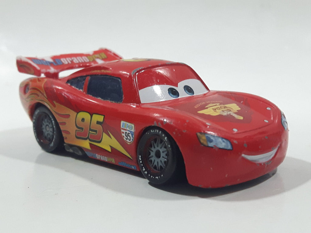 Disney Pixar Cars Lightning McQueen #95 Red Die Cast Toy Race Car Vehi ...