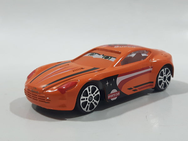 Unknown Brand Super #03 with Eyes Orange Die Cast Toy Sports Car Vehicle