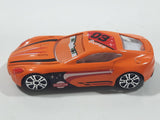 Unknown Brand Super #03 with Eyes Orange Die Cast Toy Sports Car Vehicle