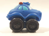 2008 Hasbro Tonka Lil Chuck & Friends Police Cop Car Blue Plastic Toy Car Vehicle