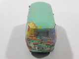 Disney Pixar Cars VW Bus Fillmore Volkswagen Groovy Love Flower Power Van Green Die Cast Toy Car Vehicle