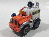 2002 Maisto Hasbro Tonka Lil Chuck & Friends Lil Chuck Orange and White Die Cast Toy Car Vehicle