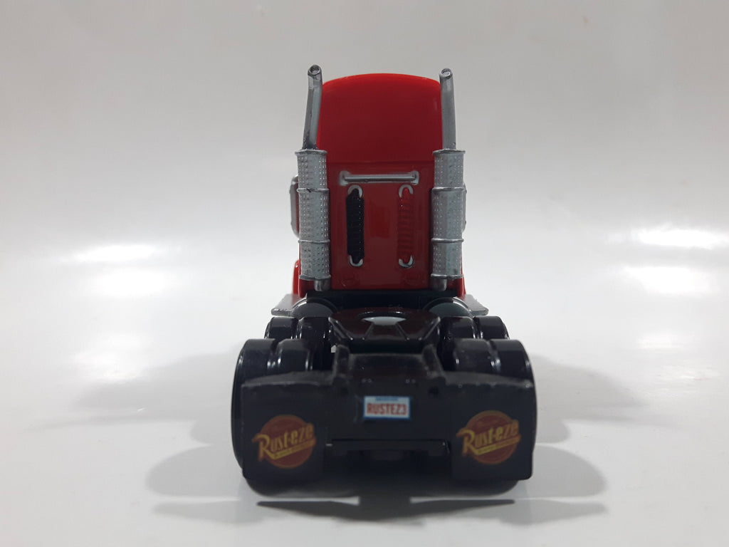 Mattel Disney Pixar Cars Mack Semi Truck #95 Red Plastic Die Cast Toy ...