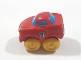 Hasbro Lil Chuck & Friends #9 Red Miniature Plastic Die Cast Toy Car Vehicle