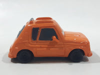 Disney Pixar Cars Orange Hatchback Mini PVC Hard Rubber Toy Car Vehicle