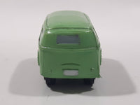 Disney Pixar Cars VW Bus Fillmore Volkswagen Groovy Love Flower Power Van Green Mini PVC Hard Rubber Toy Car Vehicle
