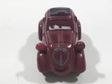 Disney Pixar Maroon Dark Red Brown Miniature PVC Hard Rubber Toy Car Vehicle