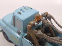 Disney Pixar Cars Tow Mater Light Blue Die Cast Toy Car Vehicle - No Hook - Broken Cable