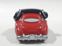 Disney Pixar Cars #95 Hudson Hornet with Headphones Red Plastic Die Cast Toy Car Vehicle