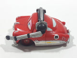 Disney Pixar Cars #95 Hudson Hornet with Headphones Red Plastic Die Cast Toy Car Vehicle