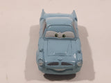 Disney Pixar Cars Light Blue Green Car Mini PVC Hard Rubber Toy Car Vehicle