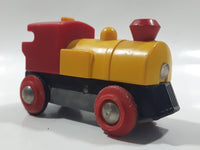 Brio Train Engine Locomotive Yellow and Red Plastic Die Cast Toy Magnetic Vehicle