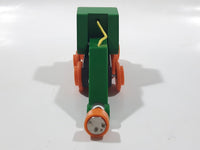 MB - 106 Crane Train Car Green and Orange Wood Magnetic Toy Vehicle