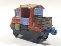 2010 Ludorum Learning Curve Chuggington Hodge Train Engine Locomotive Brown Mixed Color Die Cast Toy Vehicle