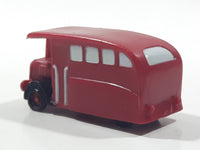 Thomas & Friends Bertie The Bus Double Decker Red 1 5/8" Long PVC Hard Rubber Toy Vehicle