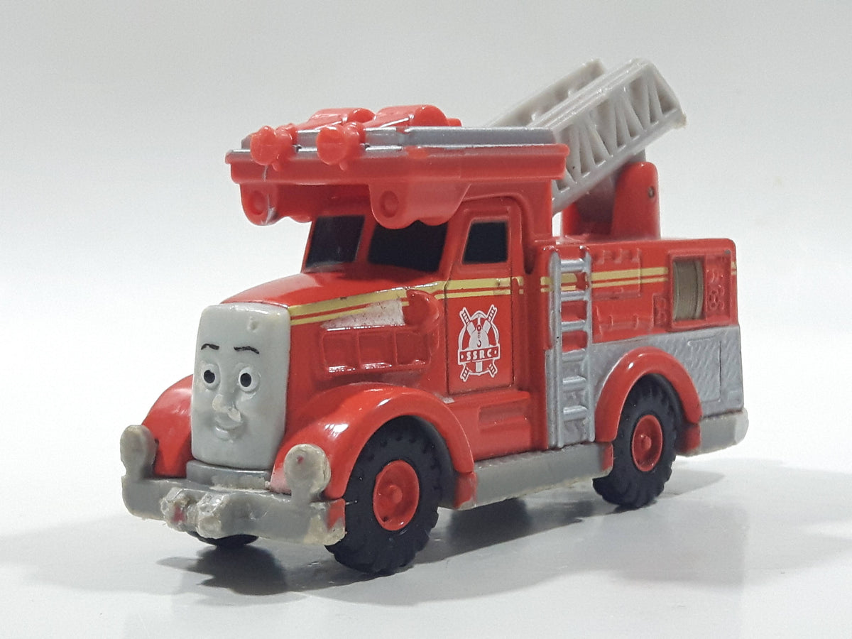 2010 Mattel Thomas & Friends Flynn Ladder Fire Truck Red Orange 4 1/8 ...