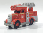 2010 Mattel Thomas & Friends Talking Flynn Ladder Fire Truck Red Orange 4 1/8" Long Magnetic Die Cast Toy Vehicle V8981